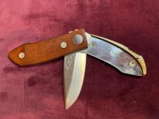 Vintage Barry Wood "Wood Knives" Mk. 1 Swing Lock folder