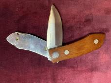 Vintage Barry Wood "Wood Knives" Mk. 1 Swing Lock folder