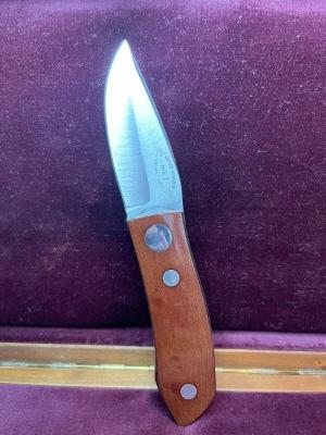 Vintage Barry Wood "Wood Knives" Mk. 1 Swing Lock folder