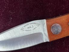 Vintage Barry Wood "Wood Knives" Mk. 1 Swing Lock folder