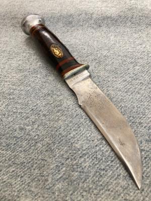 Incredibly RARE!! Antique KA-BAR, UNION CUTLERY, Standing Bear Hunting Knife