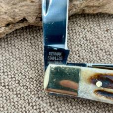 BUCK CREEK 1 OF 500 MADE 2007 CONGRESS 4 BLADE KNIFE STAG COLLECTORS (116) BUCK CREEK 1 OF 500 MADE 2007 CONGRESS 4 BLADE KNIFE STAG COLLECTORS (116)