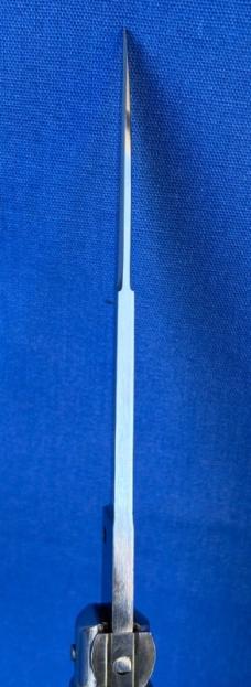 Vintage INOX 23cm Swivel Bolster Switchblade Knife Horn Scales 