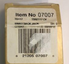 New in Original Box 2013 Case Chestnut Sway Back Jack with CV blades