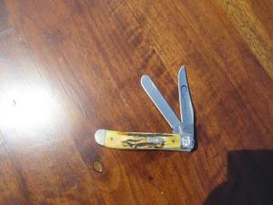 Case XX Stag Mini Trapper (with scrolled bolsters)