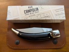 NIB AGA CAMPOLIN DIANA LEVERLOCK AUTO IN ALL BLACK BRAZILIAN HORN WITH BOX AND SHEATH NIB AGA CAMPOLIN DIANA LEVERLOCK AUTO IN ALL BLACK BRAZILIAN HORN WITH BOX AND SHEATH