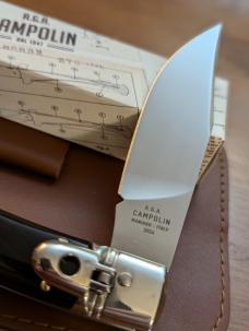NIB AGA CAMPOLIN DIANA LEVERLOCK AUTO IN ALL BLACK BRAZILIAN HORN WITH BOX AND SHEATH NIB AGA CAMPOLIN DIANA LEVERLOCK AUTO IN ALL BLACK BRAZILIAN HORN WITH BOX AND SHEATH