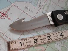 GERBER USA FOLDING GUTHOOK Bolt Action Locking Knife Pat. # 4451982 GERBER USA FOLDING GUTHOOK Bolt Action Locking Knife Pat. # 4451982
