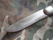 VTG BRUSLETTO Fixed Blade Knife Leather Handle 8" OAL VTG BRUSLETTO Fixed Blade Knife Leather Handle 8" OAL