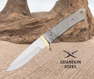 4" Full Tang Drop Point Blade Blank Custom Knife Making Hunting Blade (7709)