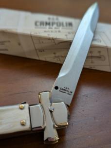 NIB 9inch-23cm A.G.A. Campolin Brazilian Horn Maltese Automatic lockback a super beautiful stiletto NIB 9inch-23cm A.G.A. Campolin Brazilian Horn Maltese Automatic lockback a super beautiful stiletto