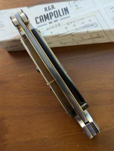 NIB 9inch-23cm A.G.A. Campolin Brazilian Horn Maltese Automatic lockback a super beautiful stiletto NIB 9inch-23cm A.G.A. Campolin Brazilian Horn Maltese Automatic lockback a super beautiful stiletto