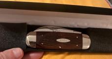 1976 Case XX 4 Dot Vintage Elephant Toe 6250 w/Glossy Unused Jigged Pakawood Handles.Gorgeous knife! 1976 Case XX 4 Dot Vintage Elephant Toe 6250 w/Glossy Unused Jigged Pakawood Handles.Gorgeous knife!