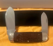 1976 Case XX 4 Dot Vintage Elephant Toe 6250 w/Glossy Unused Jigged Pakawood Handles.Gorgeous knife! 1976 Case XX 4 Dot Vintage Elephant Toe 6250 w/Glossy Unused Jigged Pakawood Handles.Gorgeous knife!