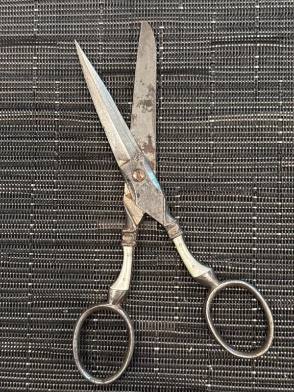 19th Century German Prostitute Push Dagger Scissors 19th Century German Prostitute Push Dagger Scissors