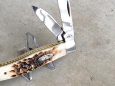 Case Cutlery Small Texas Jack - 00077 Amber Bone Folding Knife - New Case Cutlery Small Texas Jack - 00077 Amber Bone Folding Knife - New
