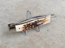 Case Cutlery Small Texas Jack - 00077 Amber Bone Folding Knife - New Case Cutlery Small Texas Jack - 00077 Amber Bone Folding Knife - New