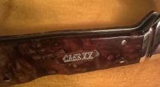 2005 Case Select Large Copperlock w/Exotic Amboyna Wood Handles, Worked Blade,Back Spring&Fluted B’s 2005 Case Select Large Copperlock w/Exotic Amboyna Wood Handles, Worked Blade,Back Spring&Fluted B’s