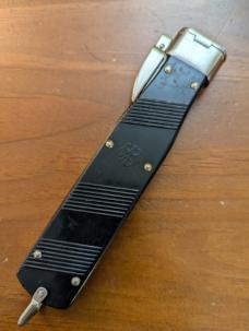 VINTAGE GERMAN EICKHORN "60" OTF TRAP DOOR GRAVITY KNIFE VINTAGE GERMAN EICKHORN "60" OTF TRAP DOOR GRAVITY KNIFE
