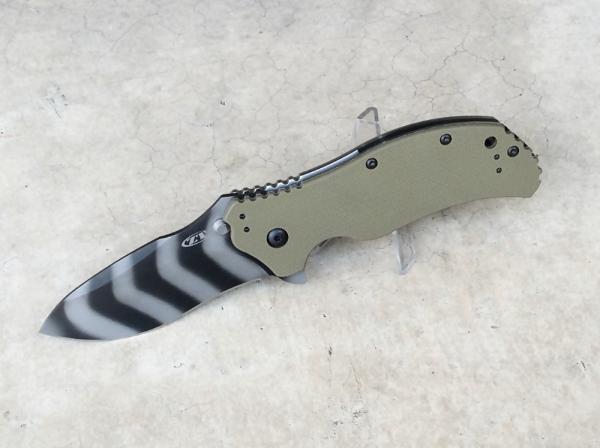 Zero Tolerance 0350OLTS A/O Folding Knife OD Green G-10 MagnaCut Blade - New Zero Tolerance 0350OLTS A/O Folding Knife OD Green G-10 MagnaCut Blade - New