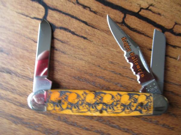 Case XX Persimmon Halloween Bone Stockman Case XX Persimmon Halloween Bone Stockman
