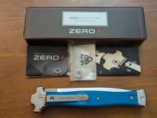 NIB AGA CAMPOLIN TURQUOISE ALUMINUM ZERO PLUS AUTOMATIC WITH POLISHED DAGGER 26cm-10.25 INCHES NIB AGA CAMPOLIN TURQUOISE ALUMINUM ZERO PLUS AUTOMATIC WITH POLISHED DAGGER 26cm-10.25 INCHES