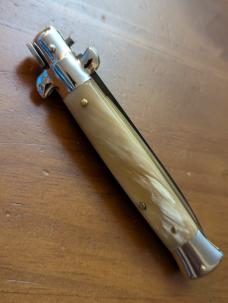 GIOVANNI BELTRAME NEW 9" 23CM BRAZILIAN HONEY HORN STILETTO...NEW GIOVANNI BELTRAME NEW 9" 23CM BRAZILIAN HONEY HORN STILETTO...NEW