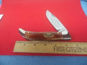KABAR 1987 SMOOTH BONE 5-1/2" CLASP CLUB KNIFE UNUSED WELL KEPT