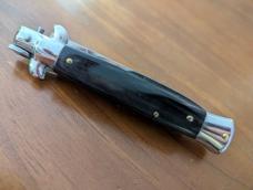 GIOVANNI BELTRAME 9" 23CM BUFFALO HORN STILETTO FLAT BLADE..NEW GIOVANNI BELTRAME 9" 23CM BUFFALO HORN STILETTO FLAT BLADE..NEW