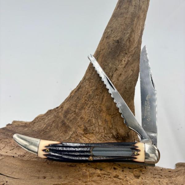 Queen Steel #46 Winterbottom 2 Blade Fish Knife Folding Pocket Knife Camping -8 Queen Steel #46 Winterbottom 2 Blade Fish Knife Folding Pocket Knife Camping -8
