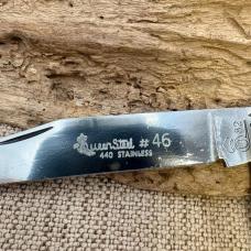 Queen Steel #46 Winterbottom 2 Blade Fish Knife Folding Pocket Knife Camping -8 Queen Steel #46 Winterbottom 2 Blade Fish Knife Folding Pocket Knife Camping -8