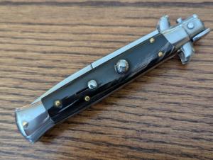 FRANK BELTRAME 23CM 9" BAYONET STILETTO BUFFALO HORN...NEW 