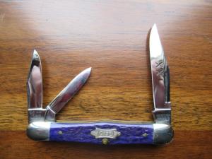 Case XX Purple Bone Whittler Knife