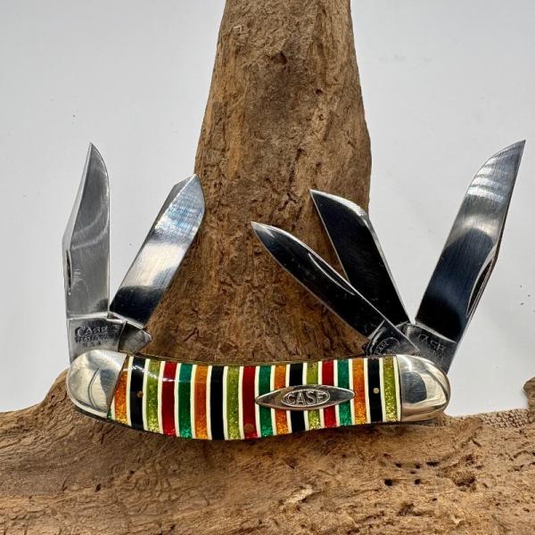 Case Brothers Classic XX 19USA94 75039 5 Blade Candy Stripe Sowbelly Knife (164) Case Brothers Classic XX 19USA94 75039 5 Blade Candy Stripe Sowbelly Knife (164)