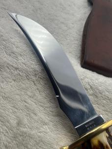 Case XX 1965-1969 Kodiak Bowie Stag Handle Sheath Knife Made In USA (#12) Case XX 1965-1969 Kodiak Bowie Stag Handle Sheath Knife Made In USA (#12)