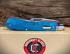 RoseCraft Blades Buffalo River Jack RCT030-BBB Bora Bora Blue Bone D2 Clip Point RoseCraft Blades Buffalo River Jack RCT030-BBB Bora Bora Blue Bone D2 Clip Point