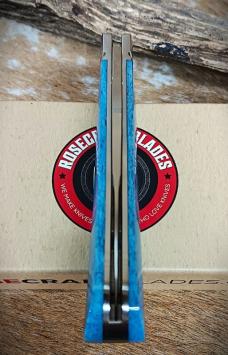 RoseCraft Blades Buffalo River Jack RCT030-BBB Bora Bora Blue Bone D2 Clip Point RoseCraft Blades Buffalo River Jack RCT030-BBB Bora Bora Blue Bone D2 Clip Point