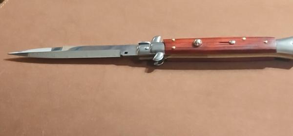 FRANK BELTRAME 11" "RED HEART WOOD" ITALIAN STILETTO! FRANK BELTRAME 11" "RED HEART WOOD" ITALIAN STILETTO!