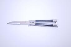 Lot of 3 China Made Balisong Butterfly Knives Combo Edge 4.25" Blade Lot of 3 China Made Balisong Butterfly Knives Combo Edge 4.25" Blade