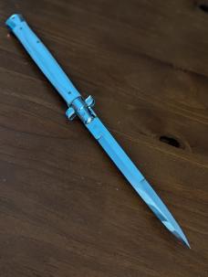 OLDER SKM (SWITCHBLADE KNIFEMAKER MANIAGO) 33CM 13INCH PEARLEX BAYONET AUTOMATIC STILETTO OLDER SKM (SWITCHBLADE KNIFEMAKER MANIAGO) 33CM 13INCH PEARLEX BAYONET AUTOMATIC STILETTO