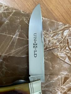 GEC NORTHFIELD UN-X-LD 235120L ANTIQUE AUTUMN NATURAL BONE KNIFE SPECIAL ASSEMBLY 1 OF 37 PRODUCED GEC NORTHFIELD UN-X-LD 235120L ANTIQUE AUTUMN NATURAL BONE KNIFE SPECIAL ASSEMBLY 1 OF 37 PRODUCED