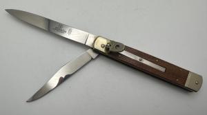 Huge Hubertus 2 Blade Switchblade Leverlock Non Function 1 Blade Manual Open 10" 