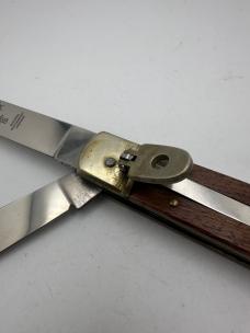 Huge Hubertus 2 Blade Switchblade Leverlock Non Function 1 Blade Manual Open 10" Huge Hubertus 2 Blade Switchblade Leverlock Non Function 1 Blade Manual Open 10"