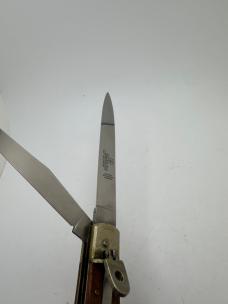 Huge Hubertus 2 Blade Switchblade Leverlock Non Function 1 Blade Manual Open 10" Huge Hubertus 2 Blade Switchblade Leverlock Non Function 1 Blade Manual Open 10"