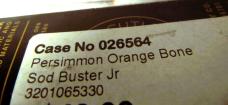 CASE XX 2023 ORANGE BONE PEACH SEED JIG 6137 SOD BUSTER JR MINT IN BOX CASE XX 2023 ORANGE BONE PEACH SEED JIG 6137 SOD BUSTER JR MINT IN BOX