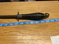 Vintage Winchester Sharpening Steel – 17” Rod + 2” Hanging Bail – “Made in U.S.A.” Vintage Winchester Sharpening Steel – 17” Rod + 2” Hanging Bail – “Made in U.S.A.”