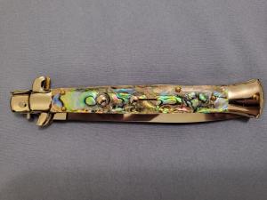 *NEW* 11" Frank Beltrame LIMITED EDITION Abalone PICKLOCK Dagger Italian Stiletto 4MM