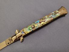 *NEW* 11" Frank Beltrame LIMITED EDITION Abalone PICKLOCK Dagger Italian Stiletto 4MM *NEW* 11" Frank Beltrame LIMITED EDITION Abalone PICKLOCK Dagger Italian Stiletto 4MM