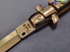 *NEW* 11" Frank Beltrame LIMITED EDITION Abalone PICKLOCK Dagger Italian Stiletto 4MM *NEW* 11" Frank Beltrame LIMITED EDITION Abalone PICKLOCK Dagger Italian Stiletto 4MM