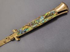 *NEW* 11" Frank Beltrame LIMITED EDITION Abalone PICKLOCK Dagger Italian Stiletto 4MM *NEW* 11" Frank Beltrame LIMITED EDITION Abalone PICKLOCK Dagger Italian Stiletto 4MM
